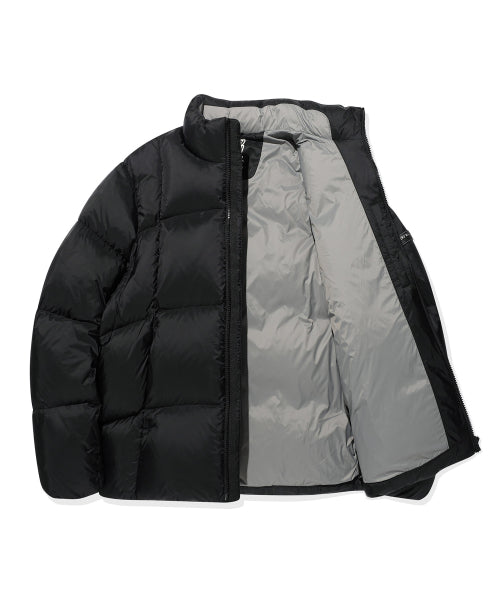 Lip-stop quilting down short puffer black