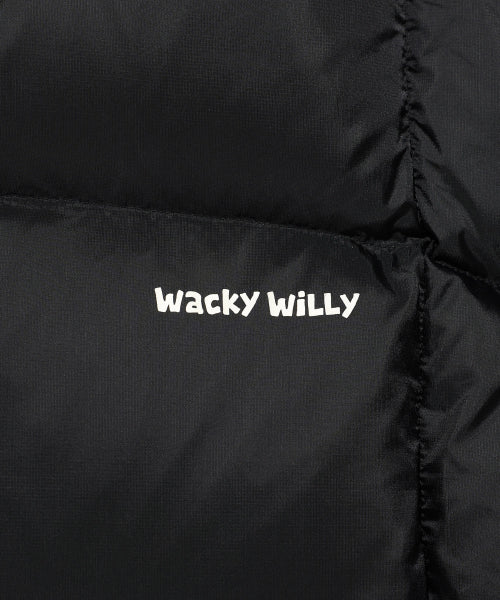 Lip-stop quilting down short puffer black