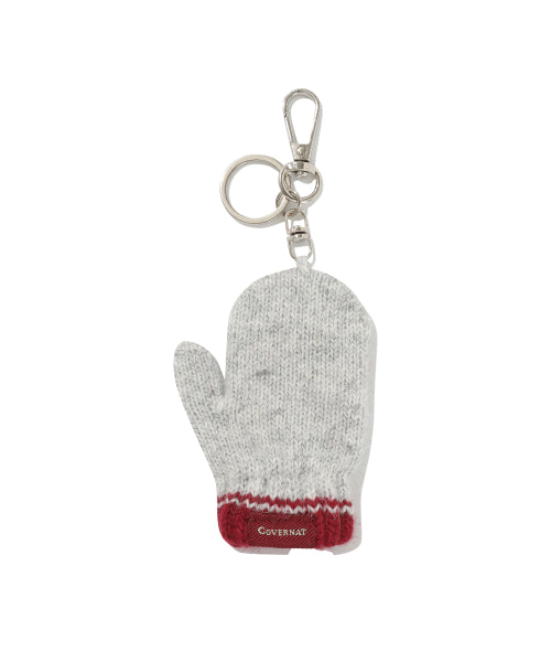 C LOGO GLOVE KNIT KEYRING