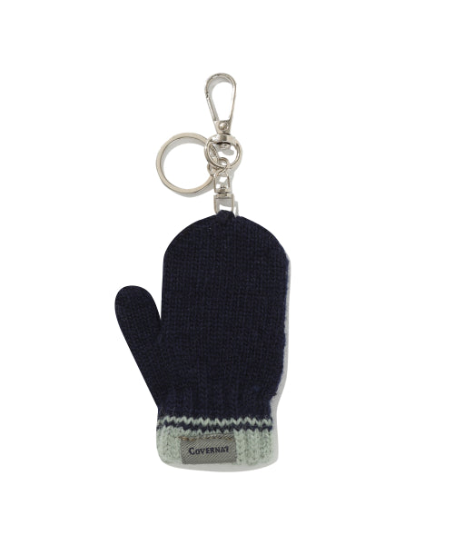 C LOGO GLOVE KNIT KEYRING