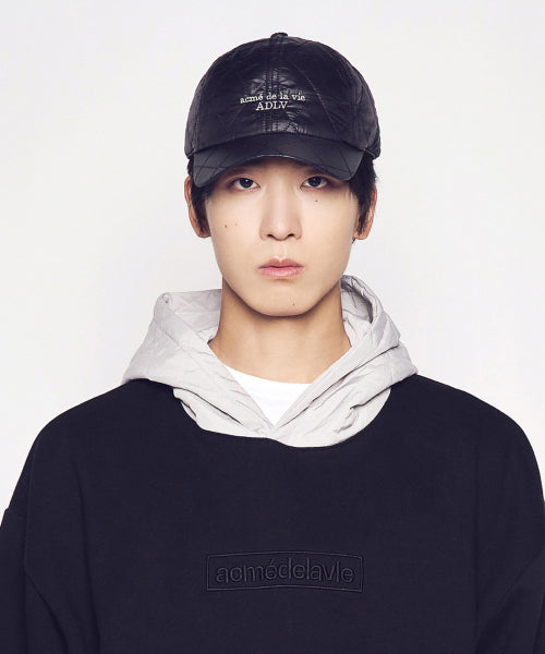 DIA QUILTED BALL CAP (2COLOR)