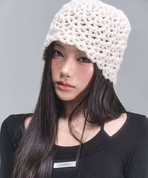 Lindsay Knit Beanie [IVORY]