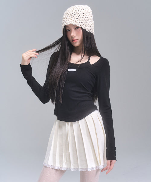 Lindsay Knit Beanie [IVORY]