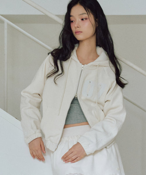 Chloe Beloa Hooded Zip-Up [IVORY]