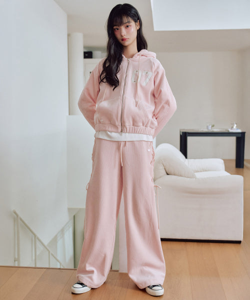 Chloe Beloa Lace-Up Pants [PINK]