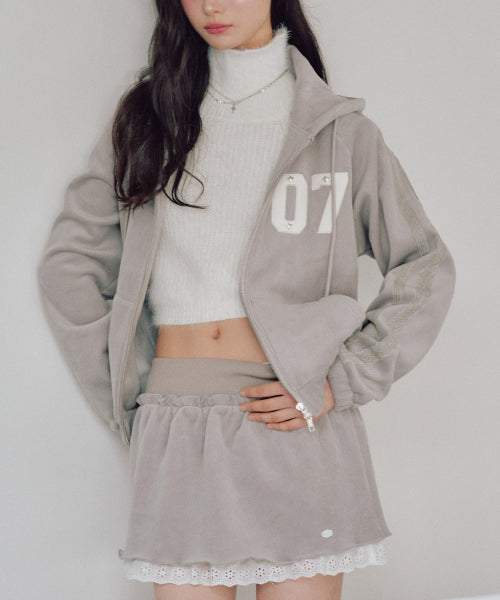 Chloe Beloa Skirt Pants [LIGHT GREY]