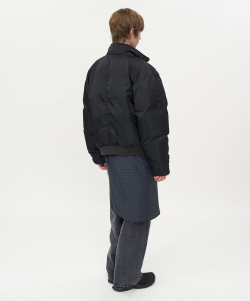 Funnel Neck Flight Puffer BLACK