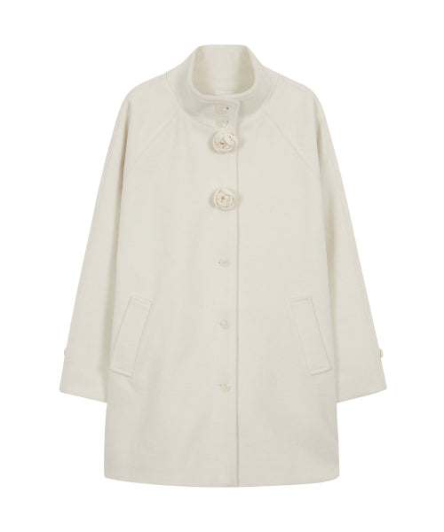Flair Half Coat Ivory