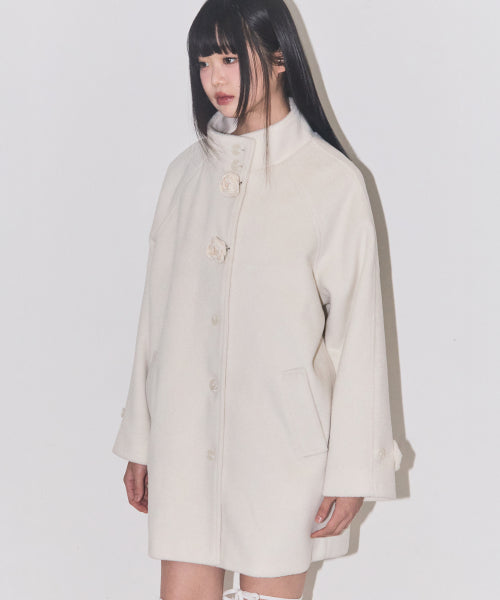 Flair Half Coat Ivory