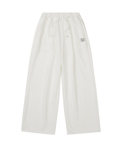 129 Basic Sweat Pants White