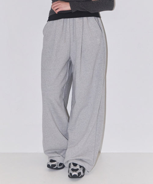 129 Basic Sweat Pants Melange