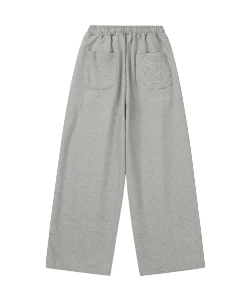 129 Basic Sweat Pants Melange