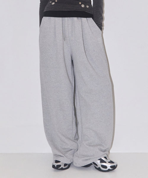 129 Basic Sweat Pants Melange