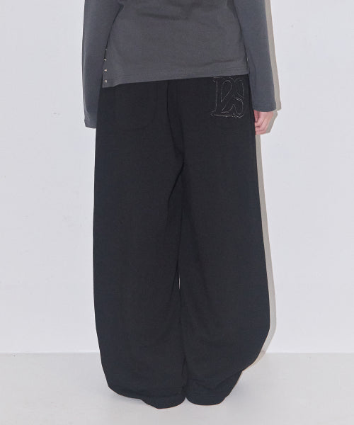 129 Basic Sweat Pants Black