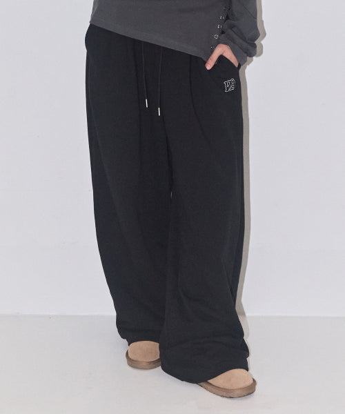 129 Basic Sweat Pants Black