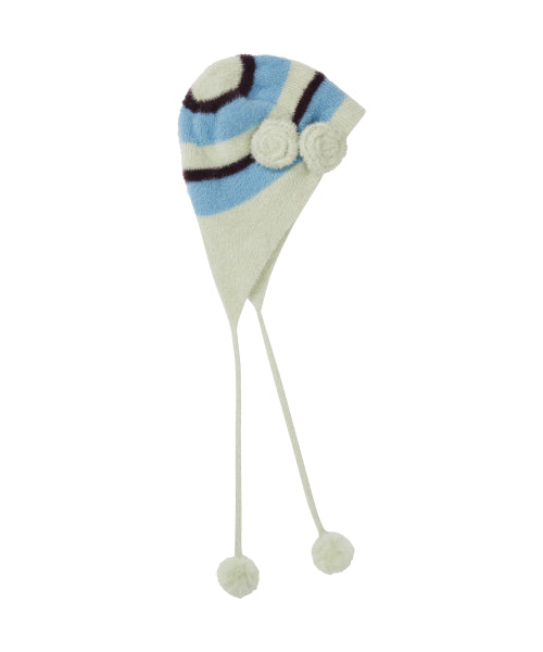 Fleur Earflap Beanie Mint