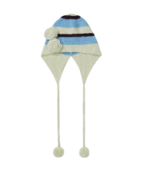 Fleur Earflap Beanie Mint