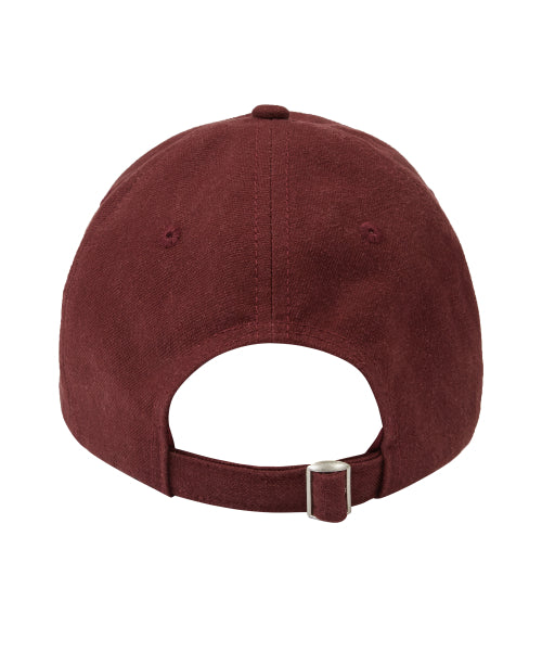 129 Star Patch Ball Cap Burgundy