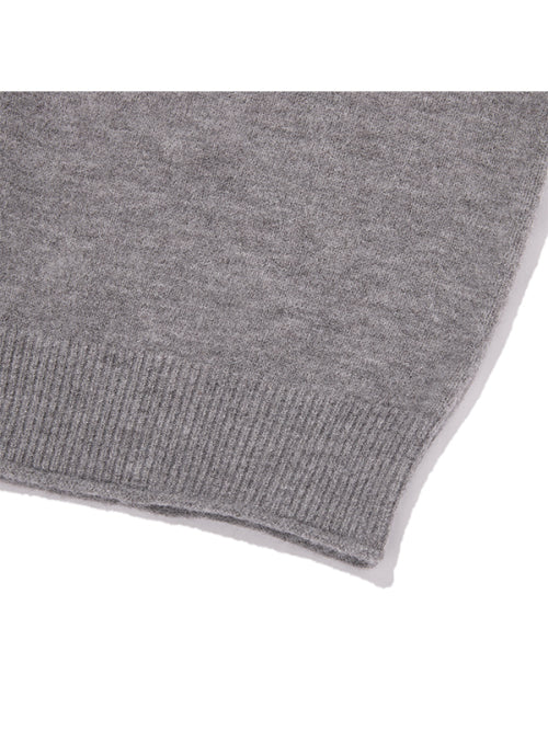 RIBBON CHERRY LOOSE FIT HAIRY PULLOVER [CHA]