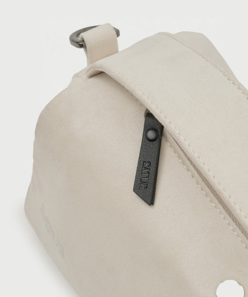 Verona Synthetic Suede Bag Cream