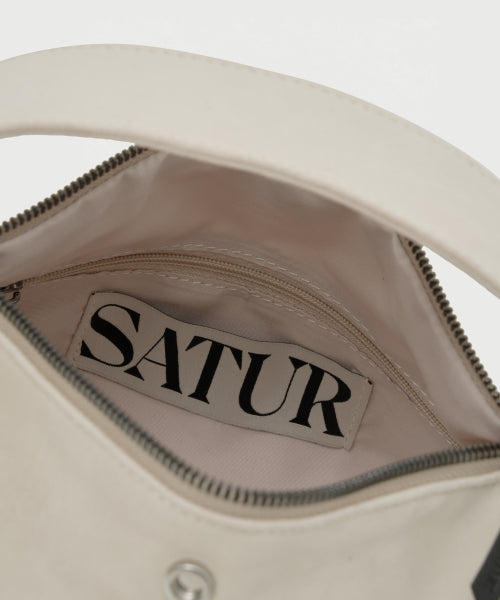 Verona Synthetic Suede Bag Cream