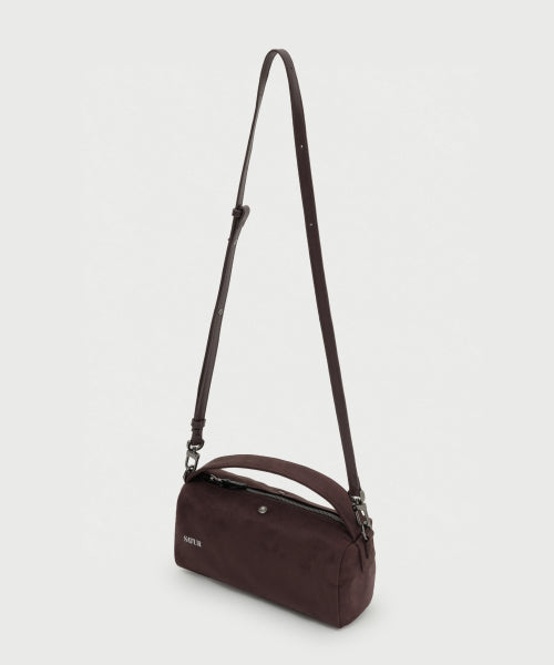 Verona Synthetic Suede Bag Brown