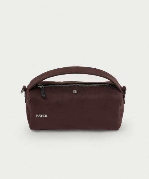 Verona Synthetic Suede Bag Brown