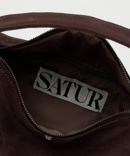 Verona Synthetic Suede Bag Brown