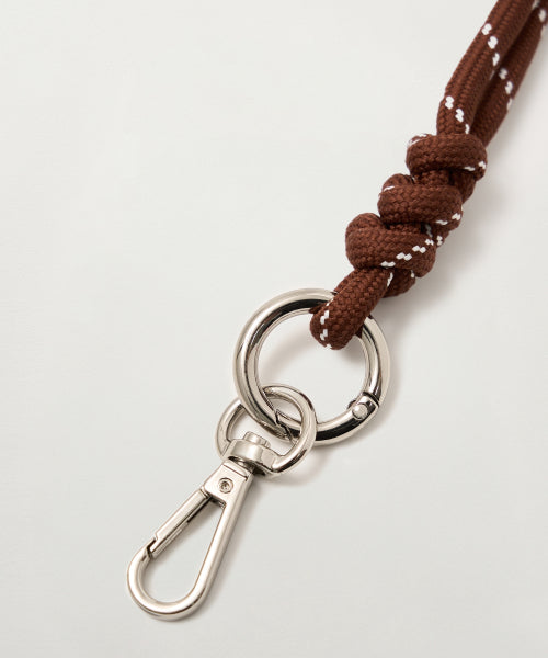 Classic Rope Keyring Brown