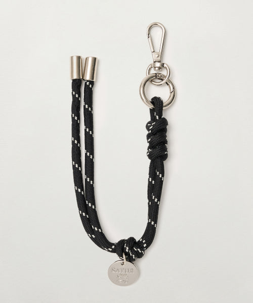 Classic Rope Keyring Black