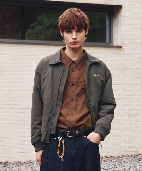 Synthetic Leather String Keyring Brown