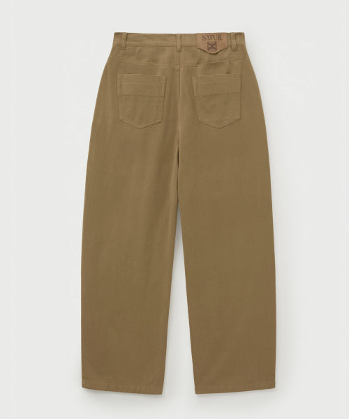 Teo Brushed Cotton Pants Beige