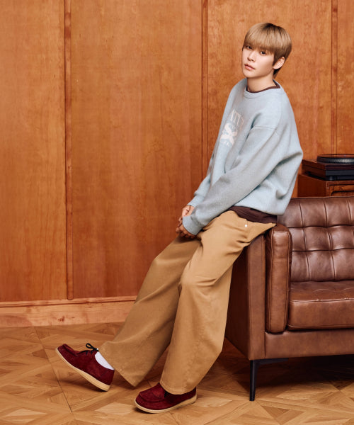 Teo Brushed Cotton Pants Beige