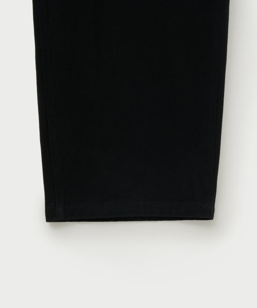 Teo Brushed Cotton Pants Black