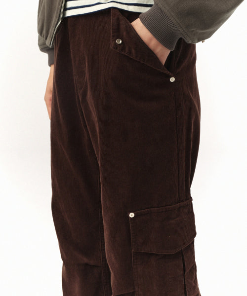 Torino Corduroy Cargo Pants Brown