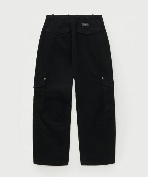 Torino Corduroy Cargo Pants Black