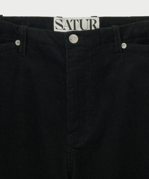 Torino Corduroy Cargo Pants Black