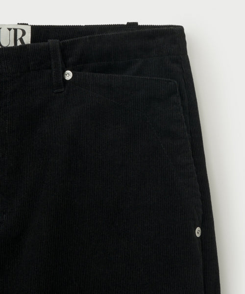 Torino Corduroy Cargo Pants Black