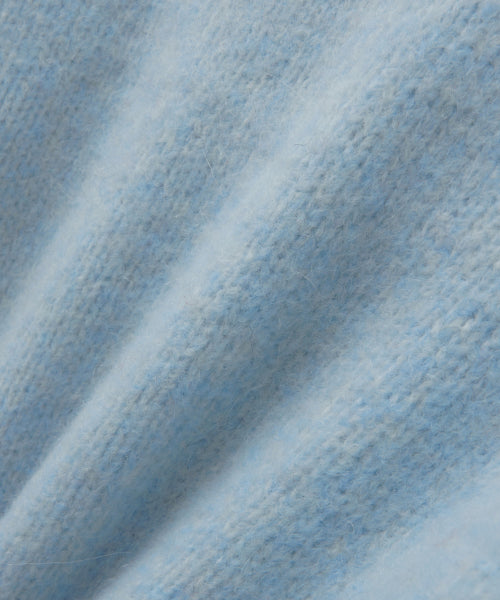 (W) Essen Two Tone Mohair Blend Knit Sky Blue