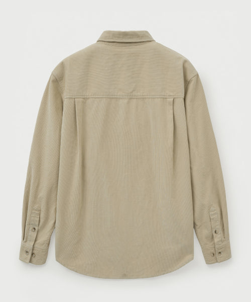 Soft Corduroy Shirt Cream