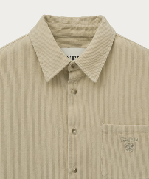 Soft Corduroy Shirt Cream
