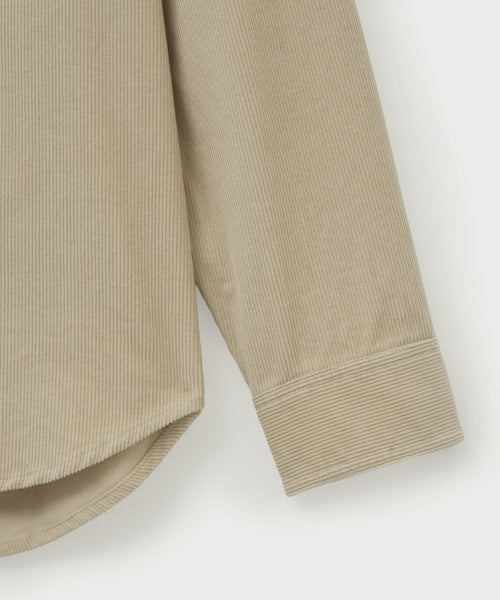 Soft Corduroy Shirt Cream