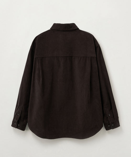 Soft Corduroy Shirt Brown