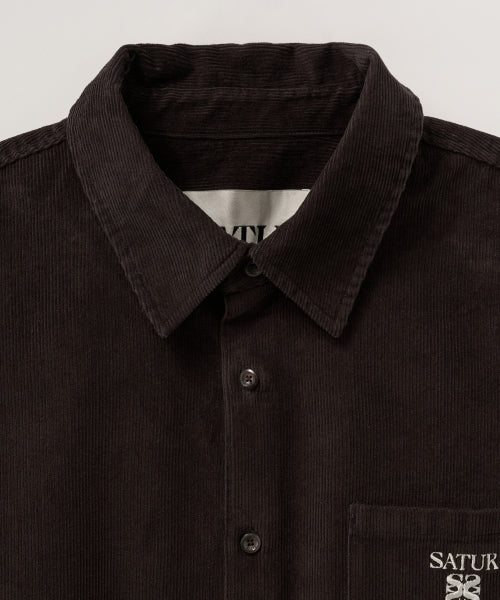 Soft Corduroy Shirt Brown