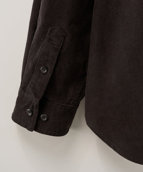 Soft Corduroy Shirt Brown