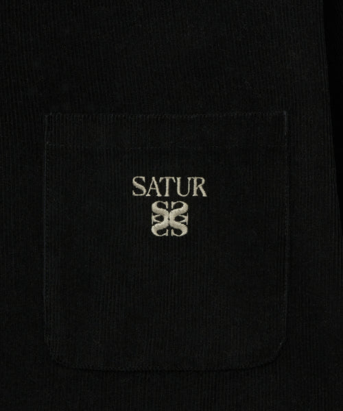 Soft Corduroy Shirt Black