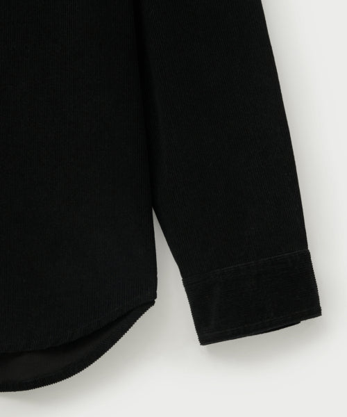 Soft Corduroy Shirt Black