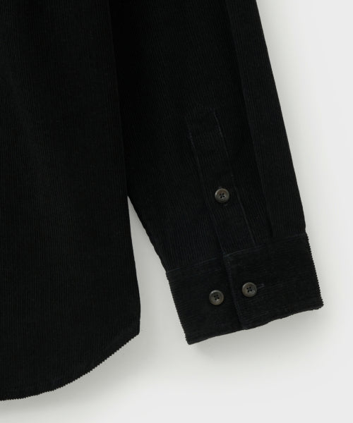 Soft Corduroy Shirt Black