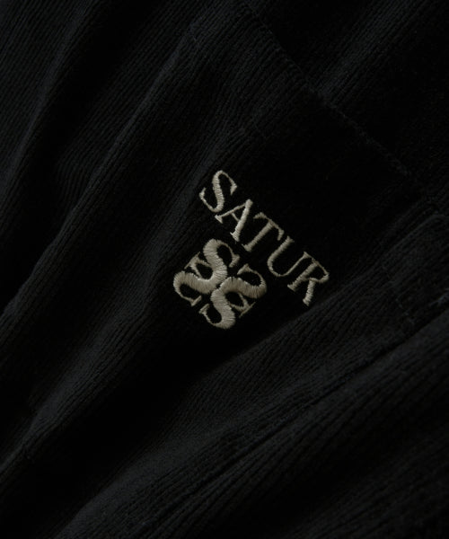 Soft Corduroy Shirt Black