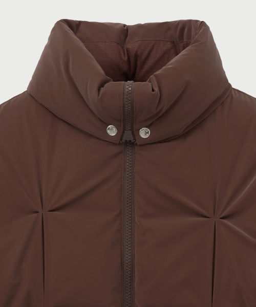 (W) Orta 2-Way Collar Duck Down Padding Brown